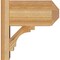 Ekena Millwork Merced Craftsman Rough Sawn Outlooker, Western Red Cedar, 8"W x 14"D x 14"H OUT08X14X14MRC04RWR - alternate 2